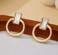 Load image into Gallery viewer, 18K Stainless Steel Tarnish Free Crystal Earrings
